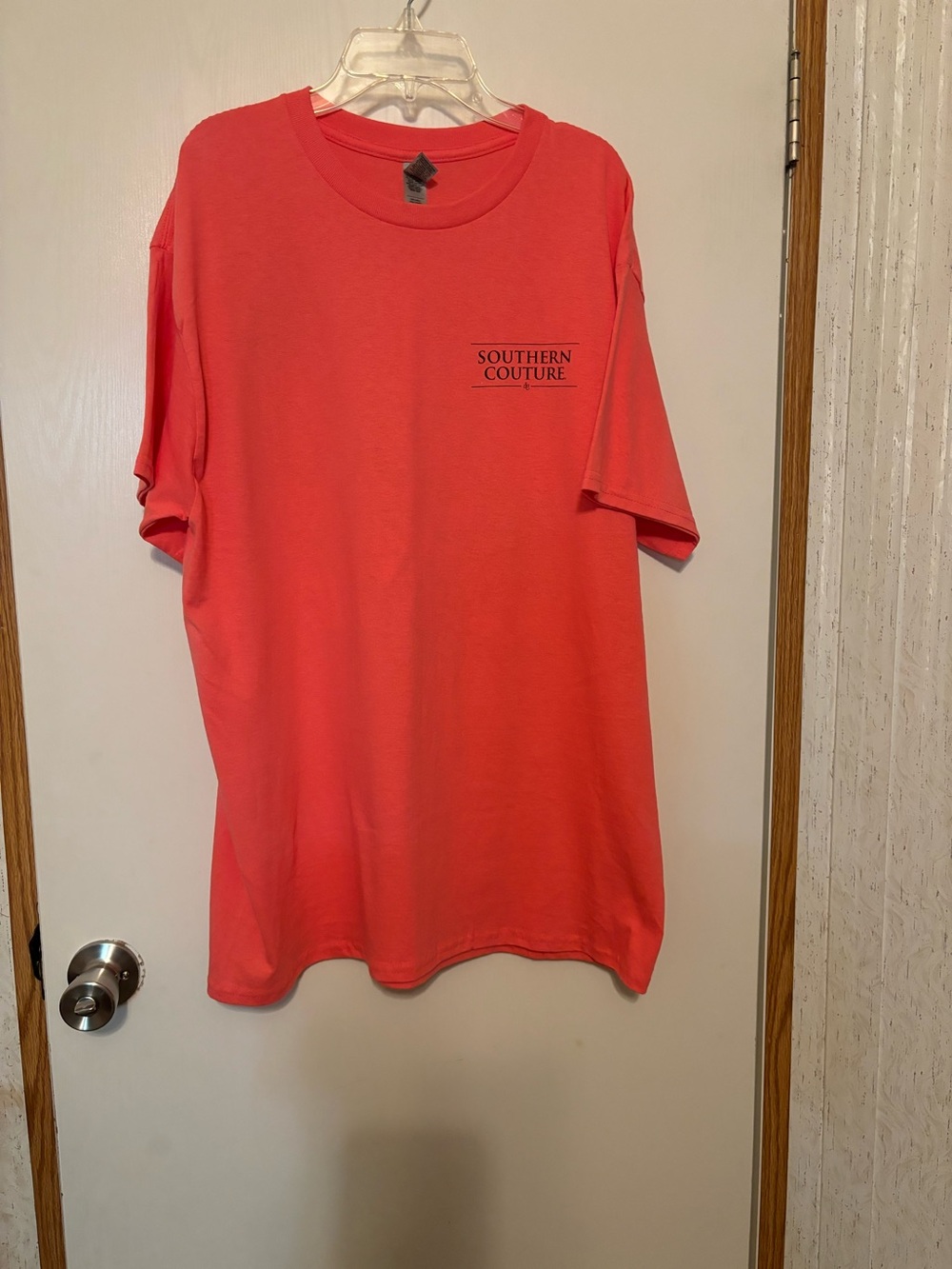 Gildan Coral Short-Sleeve Pocket Tee